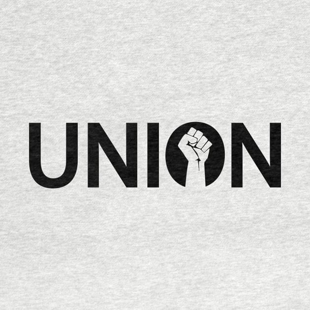 Union being unionized one word design by DinaShalash